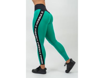 NEBBIA ICONIC 209 women&#39;s leggings with high waist, green