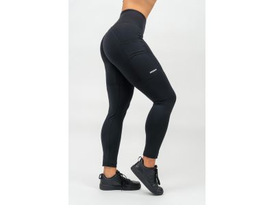 NEBBIA LEG DAY GOALS 248 női leggings magas derékkal, fekete