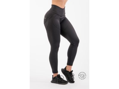 NEBBIA Lifting Effect Bubble Butt Damen-Leggings, schwarz