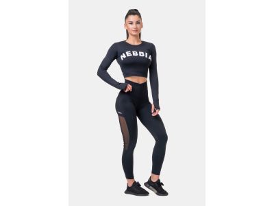 NEBBIA Mesh women&#39;s leggings, black