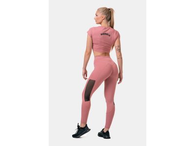 NEBBIA Mesh women&#39;s leggings, old pink