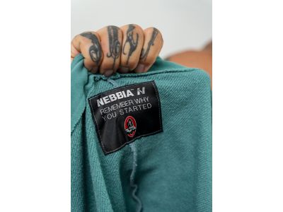 NEBBIA IRON BEAST sleeveless sweatshirt, green