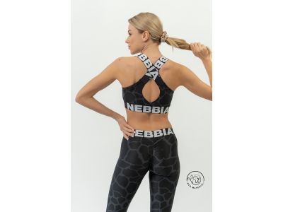 NEBBIA NATURE-INSPIRED bra, black