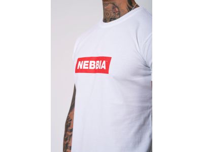 NEBBIA Basic tričko, biela