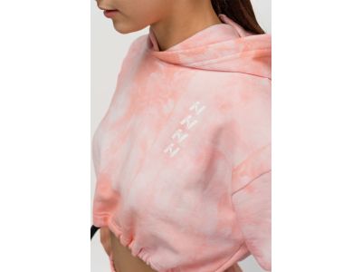 NEBBIA Re-fresh női crop pulóver, rózsaszín