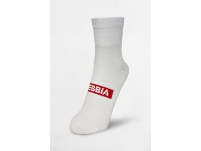 NEBBIA EXTRA MILE crew ponožky, bílá