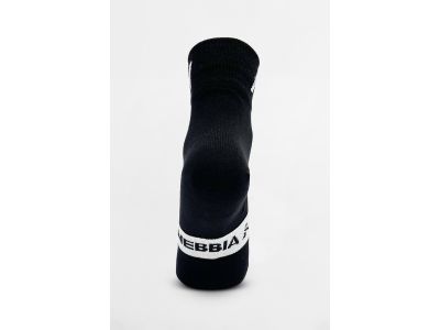 NEBBIA EXTRA PUSH crew socks, black