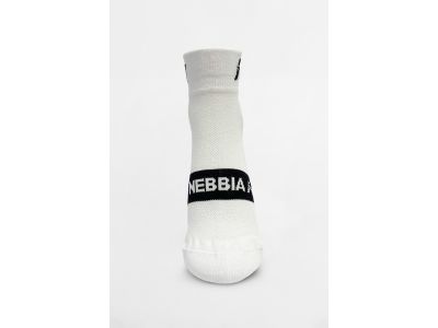 NEBBIA EXTRA PUSH crew ponožky, bílá