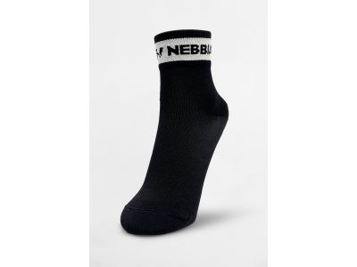 NEBBIA HI-TECH crew ponožky, čierna