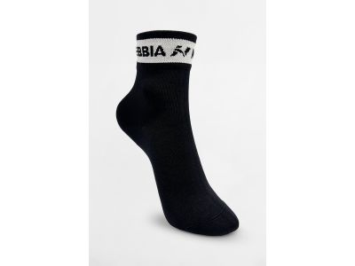 NEBBIA HI-TECH crew ponožky, černá