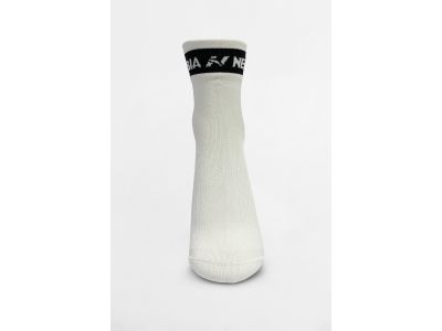 NEBBIA HI-TECH crew socks, white