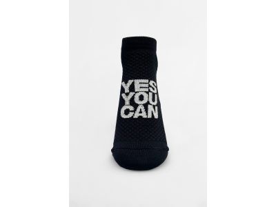 NEBBIA HI-TECH YES YOU CAN členkové ponožky, čierna