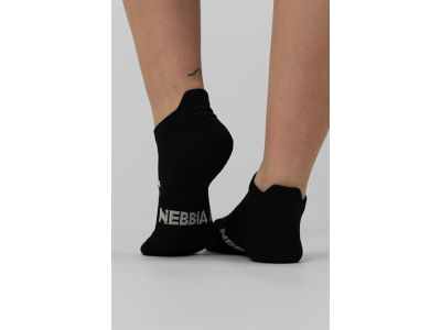 NEBBIA HI-TECH YES YOU CAN ankle socks, black