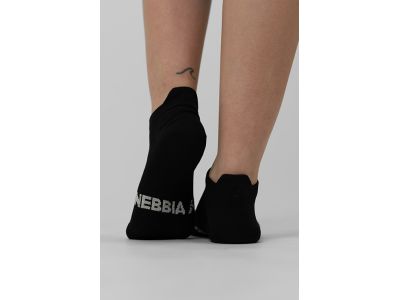 NEBBIA HI-TECH YES YOU CAN ankle socks, black