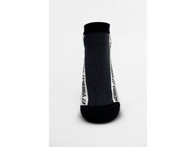 NEBBIA STEP FORWARD kotníkové ponožky, černá