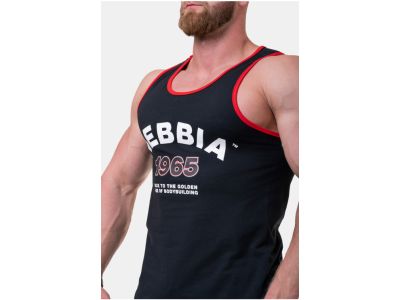 NEBBIA Old-school Muscle tank top, black
