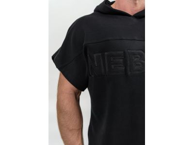 NEBBIA REAL CHAMPION rag top s kapucňou, čierna