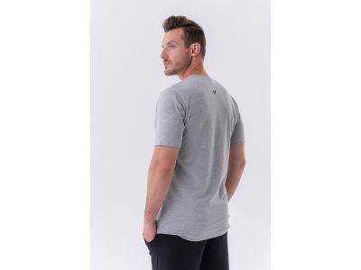 NEBBIA Red &quot;N&quot; T-shirt, pale gray