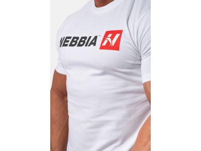 NEBBIA Red &quot;N&quot; T-shirt, white