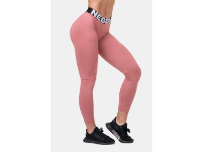NEBBIA Squat HERO Scrunch Butt leggings, régi rózsaszín