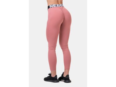 NEBBIA Squat HERO Scrunch Butt leggings, régi rózsaszín