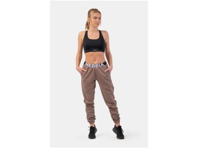 NEBBIA Iconic women&#39;s sweatpants, brown