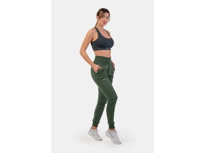 NEBBIA Feeling Good women&#39;s sweatpants, dark green