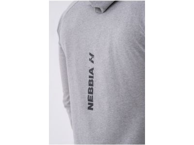 NEBBIA T-shirt with long sleeves, pale gray