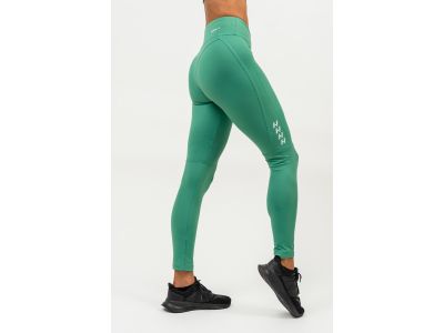 NEBBIA AGILE 464 women&amp;#39;s shaping leggings with a high waist, green