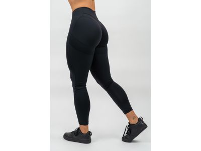 NEBBIA GLUTE PUMP 247 high-waist shaping leggings, black