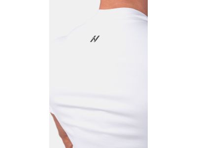 NEBBIA Vertical Logo tričko, biela