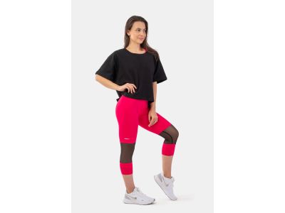 Damskie legginsy ¾ NEBBIA w kolorze różowym