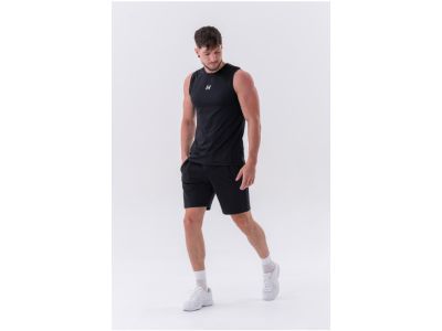 NEBBIA Relaxed-Fit 319 Shorts mit Seitentaschen, schwarz