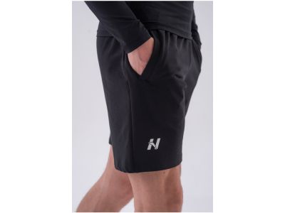 NEBBIA Pantaloni scurți relaxed-fit 319 cu buzunare laterale, negru