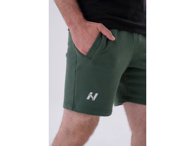 NEBBIA Pantaloni scurți relaxed-fit, verde închis