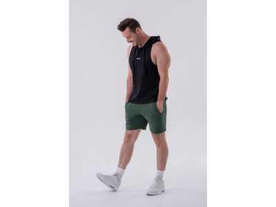 NEBBIA Relaxed-Fit-Shorts, dunkelgrün