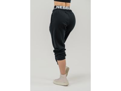 Damskie spodnie dresowe NEBBIA MUSCLE MOMMY w kolorze czarnym