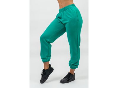 Damskie spodnie dresowe NEBBIA GYM TIME w kolorze zielonym