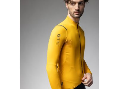 ALÉ R-EV1 WARM RACE jersey, yellow