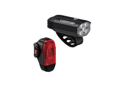 Lezyne Fusion Drive 500+/KTV Drive Pro Light Set, Saint Black/Black