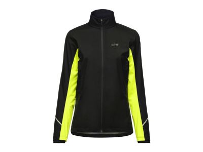 Jachetă de damă GOREWEAR R3 Partial GTX I, neagră/galben neon