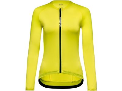 Tricou damă GOREWEAR Spinshift Long Sleeve, spălat galben neon