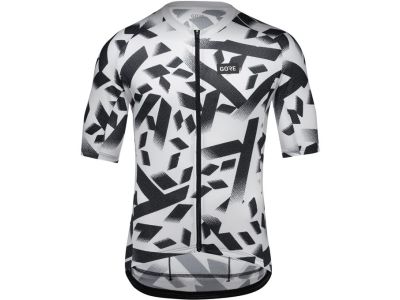 Koszulka rowerowa GOREWEAR Spirit Signal Camo, czarno-biała