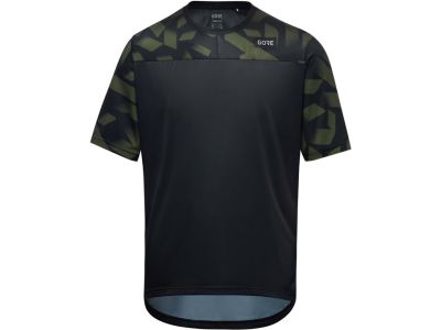 GOREWEAR TrailKPR Daily jersey, black/utility green