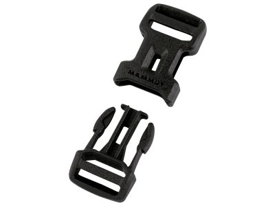 Mammut Dual Adjust Side Squeeze Buckle 20 Schnalle, schwarz