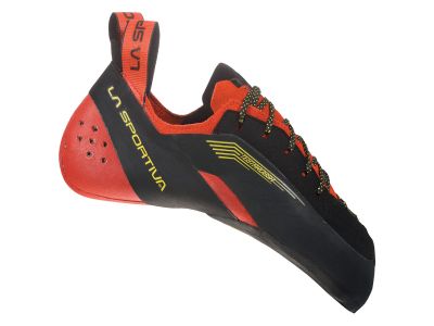 Pantofi de escalada La Sportiva Testarossa, rosu/negru