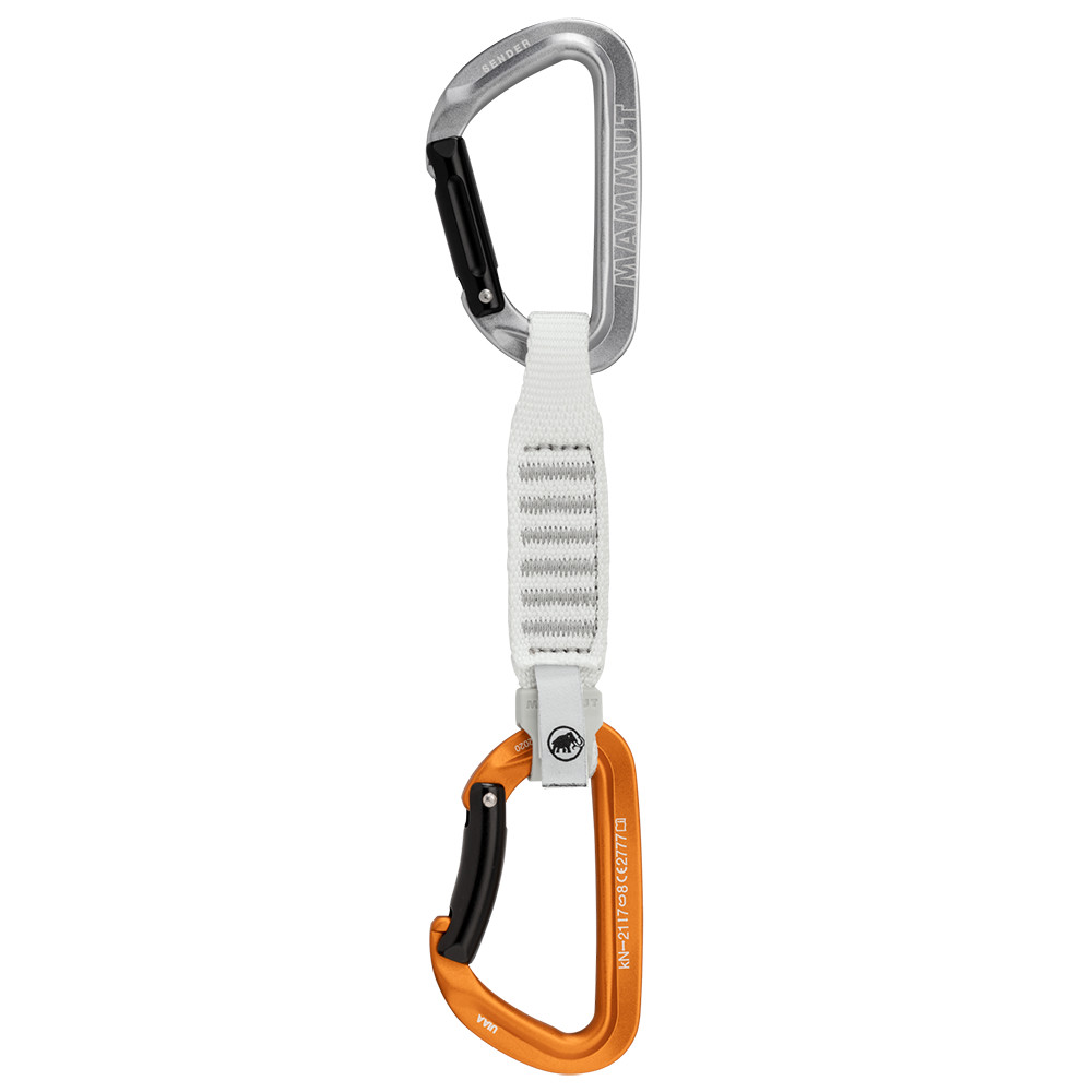 Mammut Sender Keylock Quickdraw expreska, 12 cm, žlutá