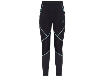 La Sportiva PRIMAL PANT Women women&#39;s leggings, black/turquoise