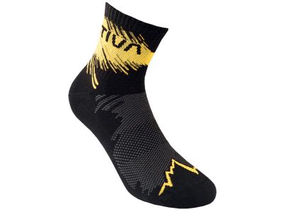 La Sportiva TRAIL RUNNING Socken, schwarz/gelb