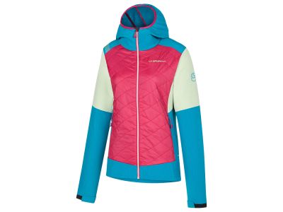 Damska kurtka La Sportiva KAP HYBRID HOODY w kolorze różowym